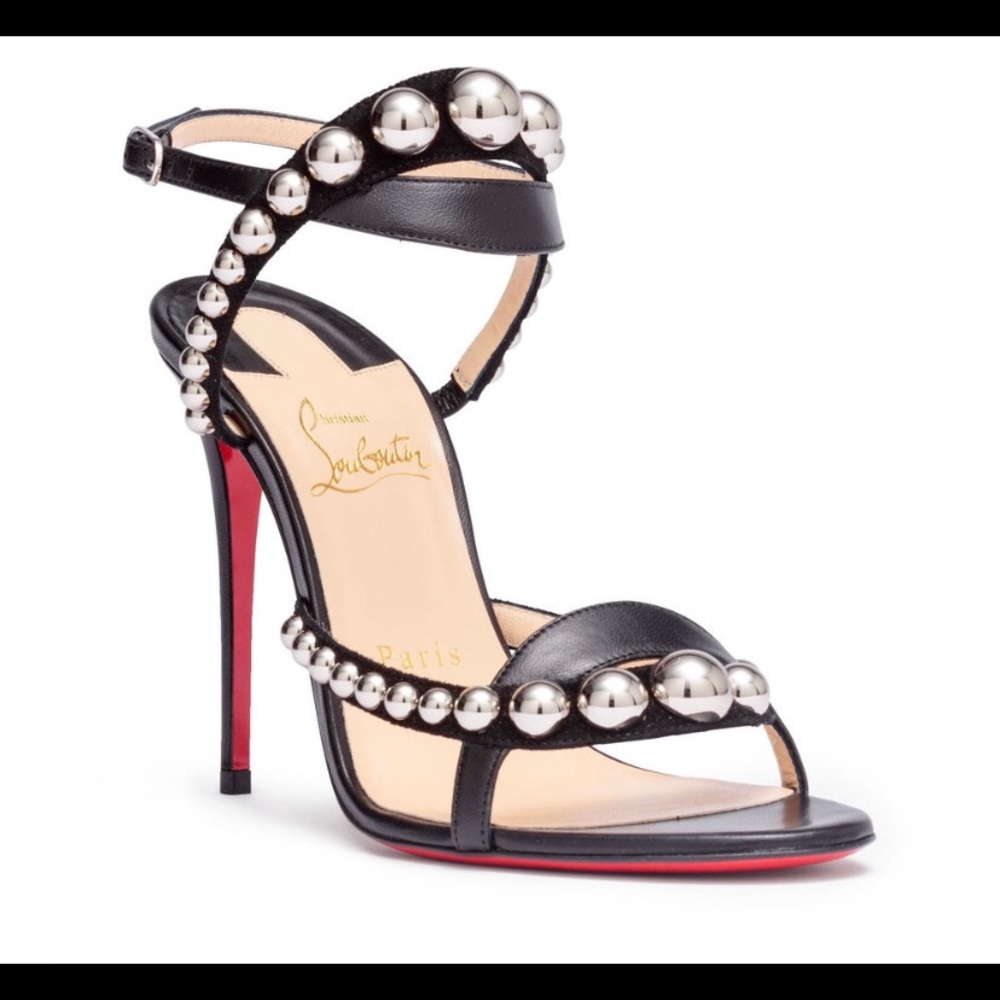 Christian louboutin studded sandal